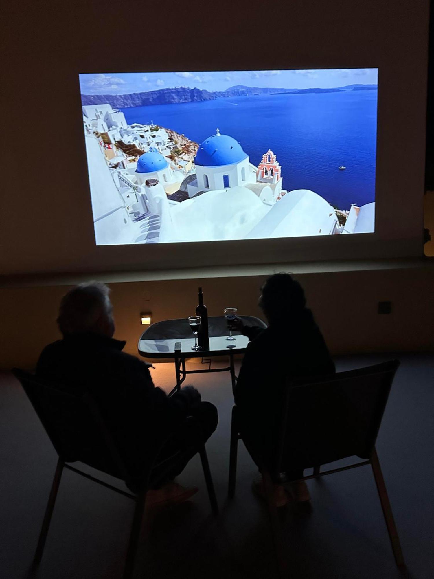 Love Nest With Hot Tub, Hammam & Outdoor Cinema Akrotiri  Exterior photo